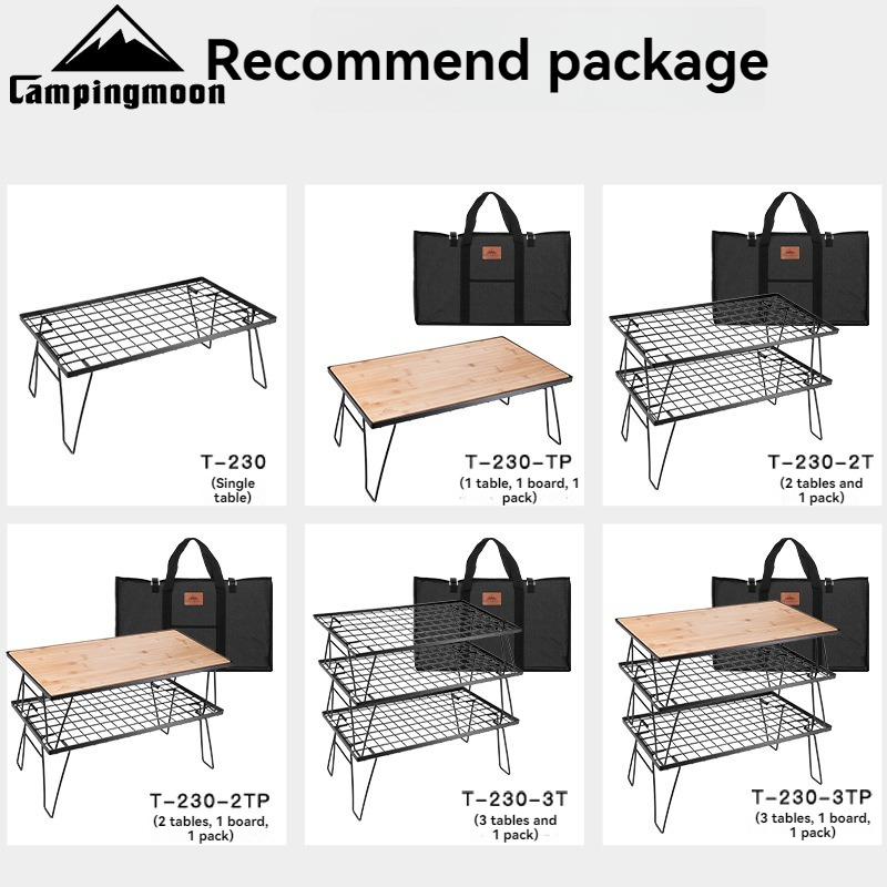 CAMPINGMOON T230 Multi Purpose - Camping Cooking Table 评论和价格