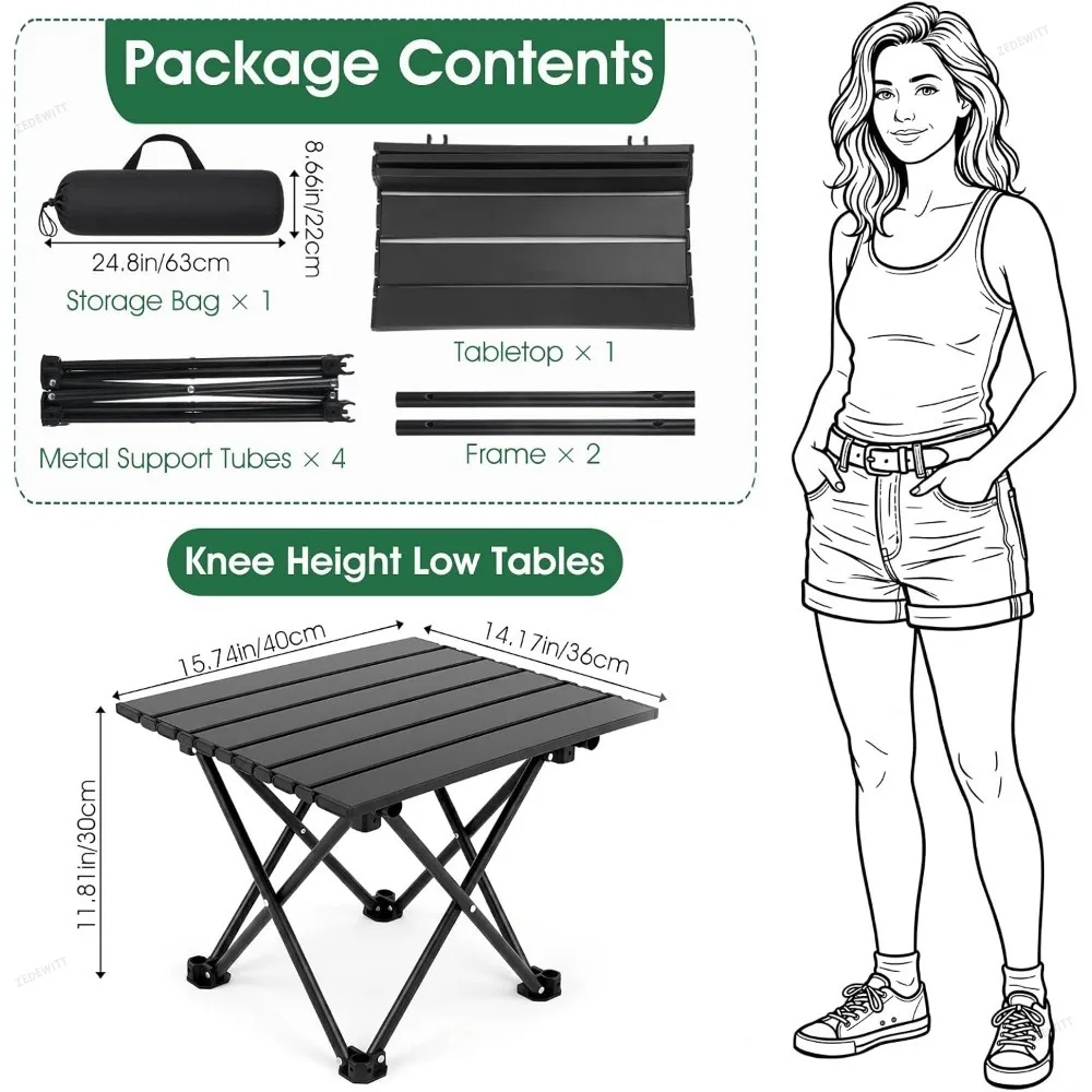 1/2PCS Camping Side Table Fold - Camping Cooking Table 评论和价格