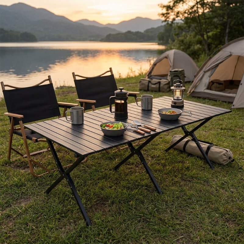 Portable Foldable Egg Roll Tab - Camping Cooking Table 评论和价格