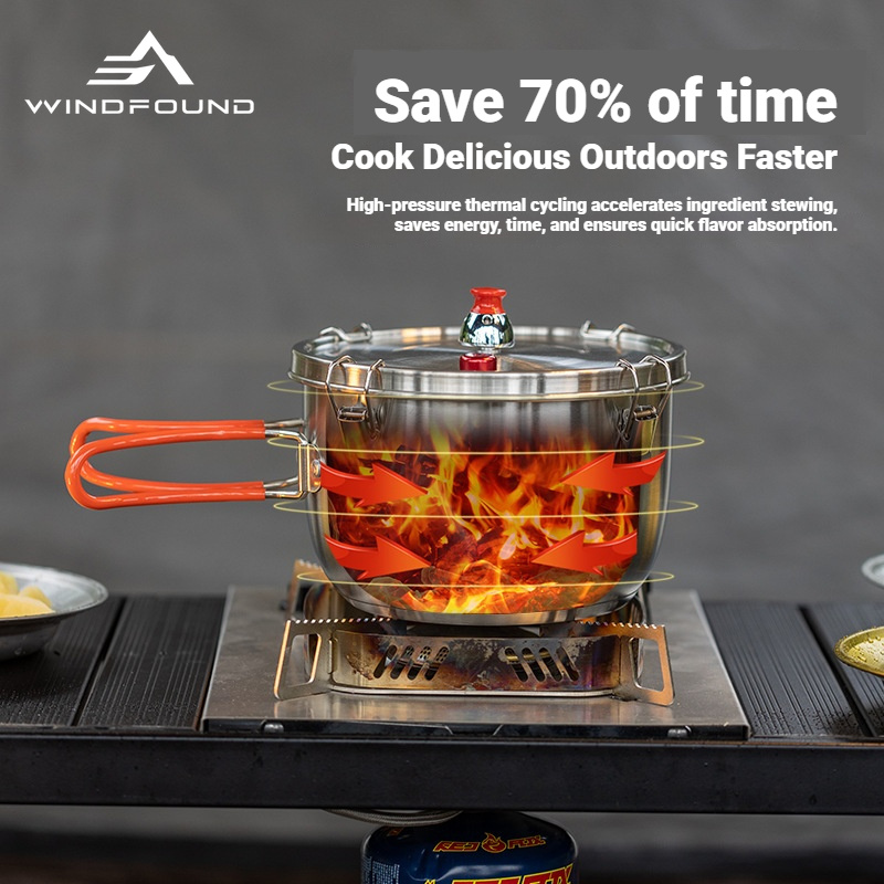 Outdoor Stainless Steel Pressu - Camping Hiking Cooking 评论和价格