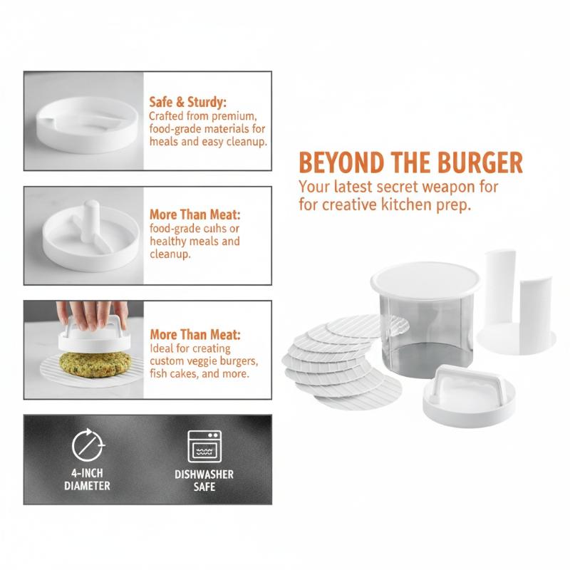 Burger Patty Maker Multi Layer - Camping Cooking Container 评论和价格